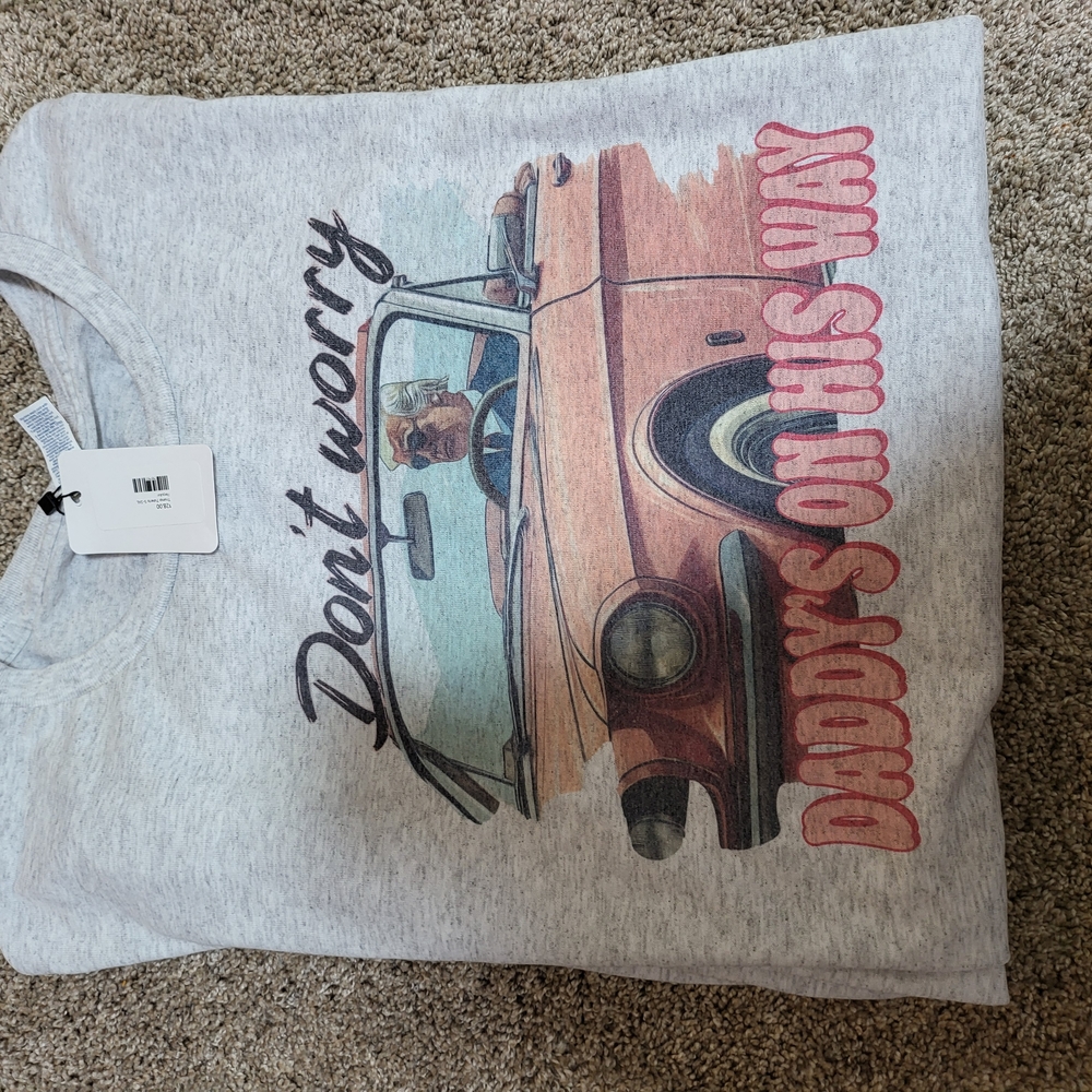 Gray Kids Shirt with Fun Graphic